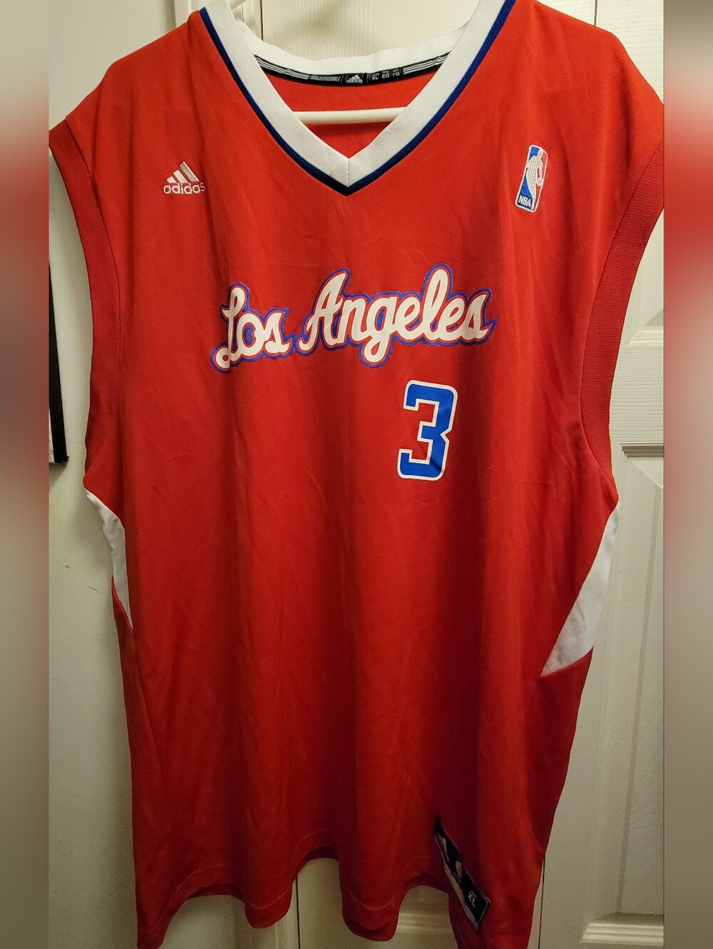 Los Angeles Clippers Chris Paul  Basketball Jersey Red #3